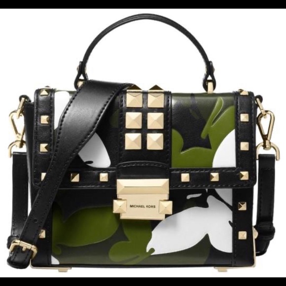Micheal Kors Jayne Small Butterfly Camo Trunk - Picture 1 of 5